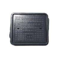 Fibrotech Chamber Manhole Cover FRP Painted 450 x 450 mm_0