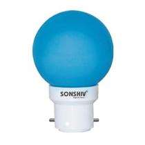 Sonshiv 0.5 W Blue B22 6 piece 500 h LED Bulbs_0