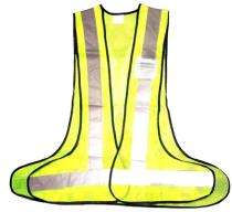 SAFETY FRST Polyester Safety Jackets XXL Reflective Yellow_0