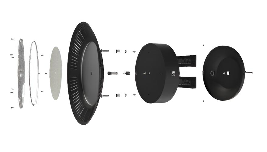 Be Electronics 100 W White 4000 K IP65 12500 Lumen BEE/HB/100 High Bay Light_1