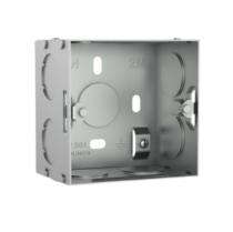 Sangam Galvanized Iron 2 Module Flush Metal Box_0