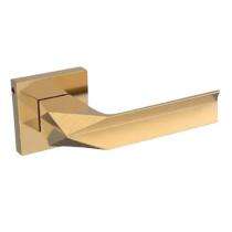 Stainless Steel Rectangular Door Handles Sunset Rose Gold_0