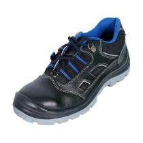Fortune Dynamic Genuine Leather Steel Toe Safety Shoes Black and Blue_0