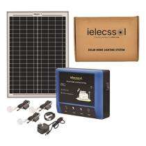 IELECSSOL Solar Home Lighting System Light House.10 3 LEDs 5.2 Ah 11 hr_0
