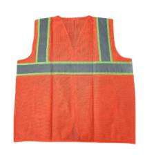 Polyester Safety Jackets L Reflective Orange_0