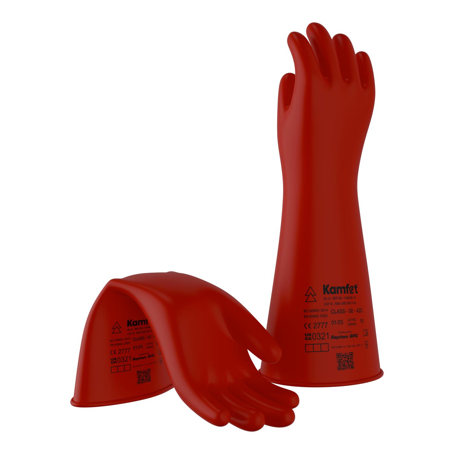 Kamfet Electrical Insulating Natural Latex Safety Gloves KL-A 10_1