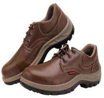 Karam FS61 Leather Steel Toe Safety Shoes Brown_0