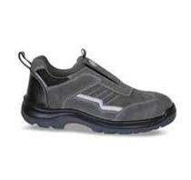 Allen Cooper Ac1471 Leather Steel Toe Safety Shoes Black and Grey_0