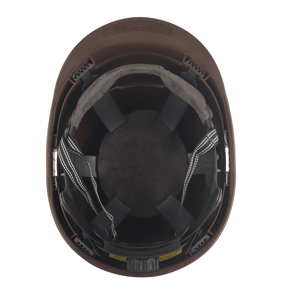 Karam Polypropylene Copolymer Brown Air Ventilated Safety Helmets PN542_4