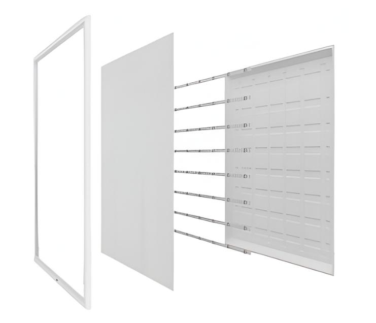 Be Electronics 40 W Square Cool White 600 x 600 mm LED Panel Lights Surface Mounted_1