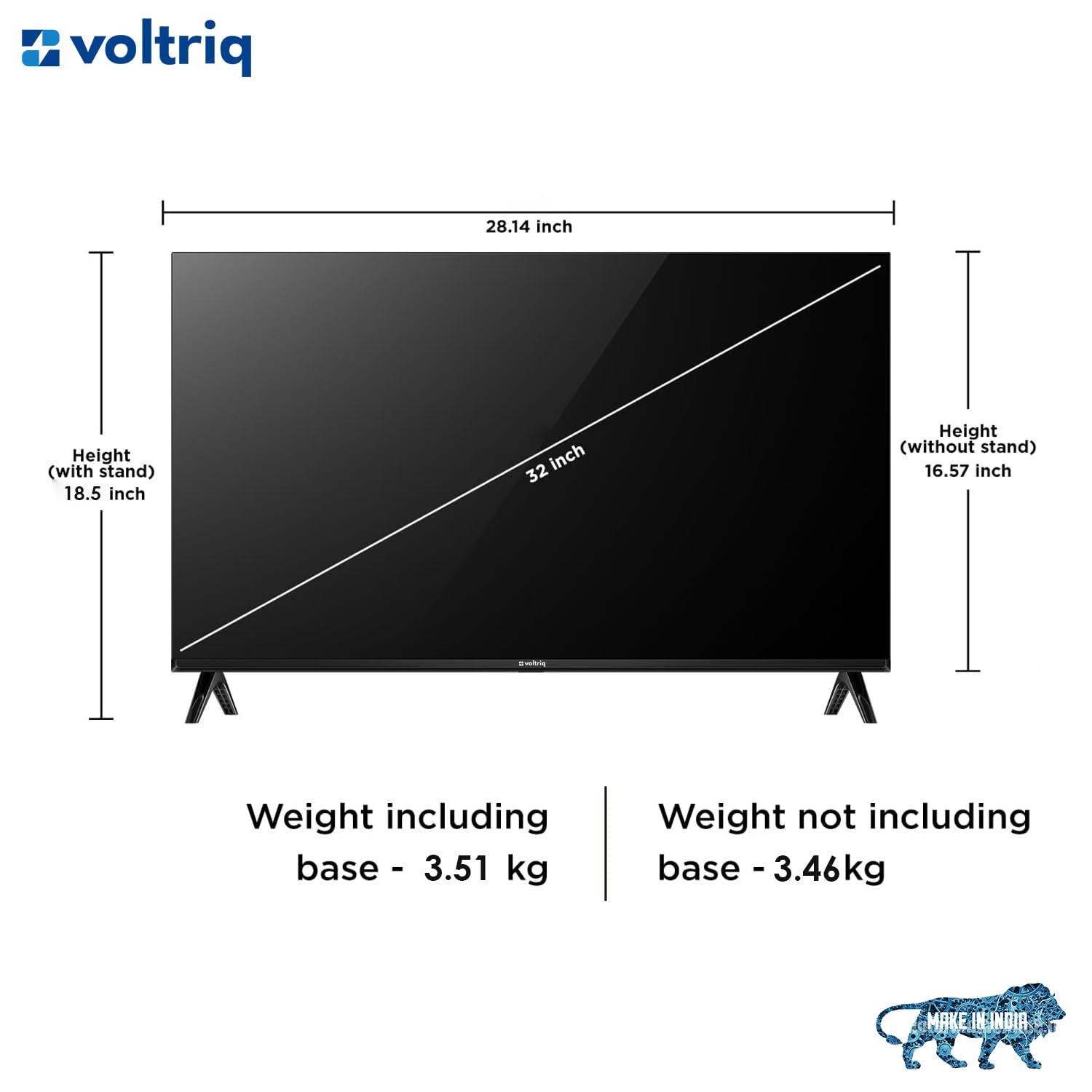 Voltriq 32 inch HD LED Android Smart TV_4