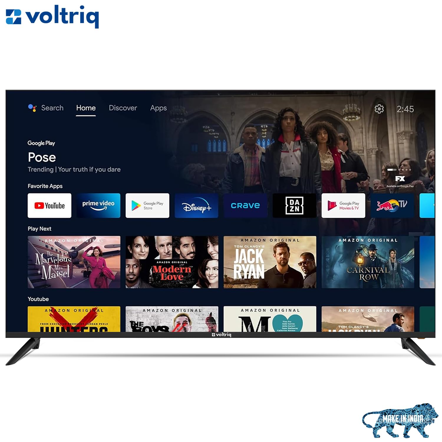 Voltriq 65 inch 4K Ultra HD LED Android Smart TV_2