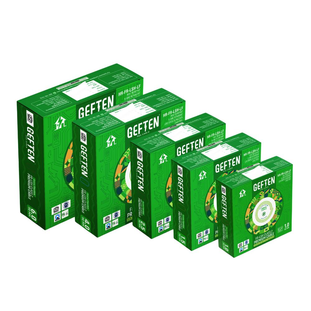 Geften 4 sqmm SG4BL HR-FR-LSH-LF Electric Wire Black 90 m_3