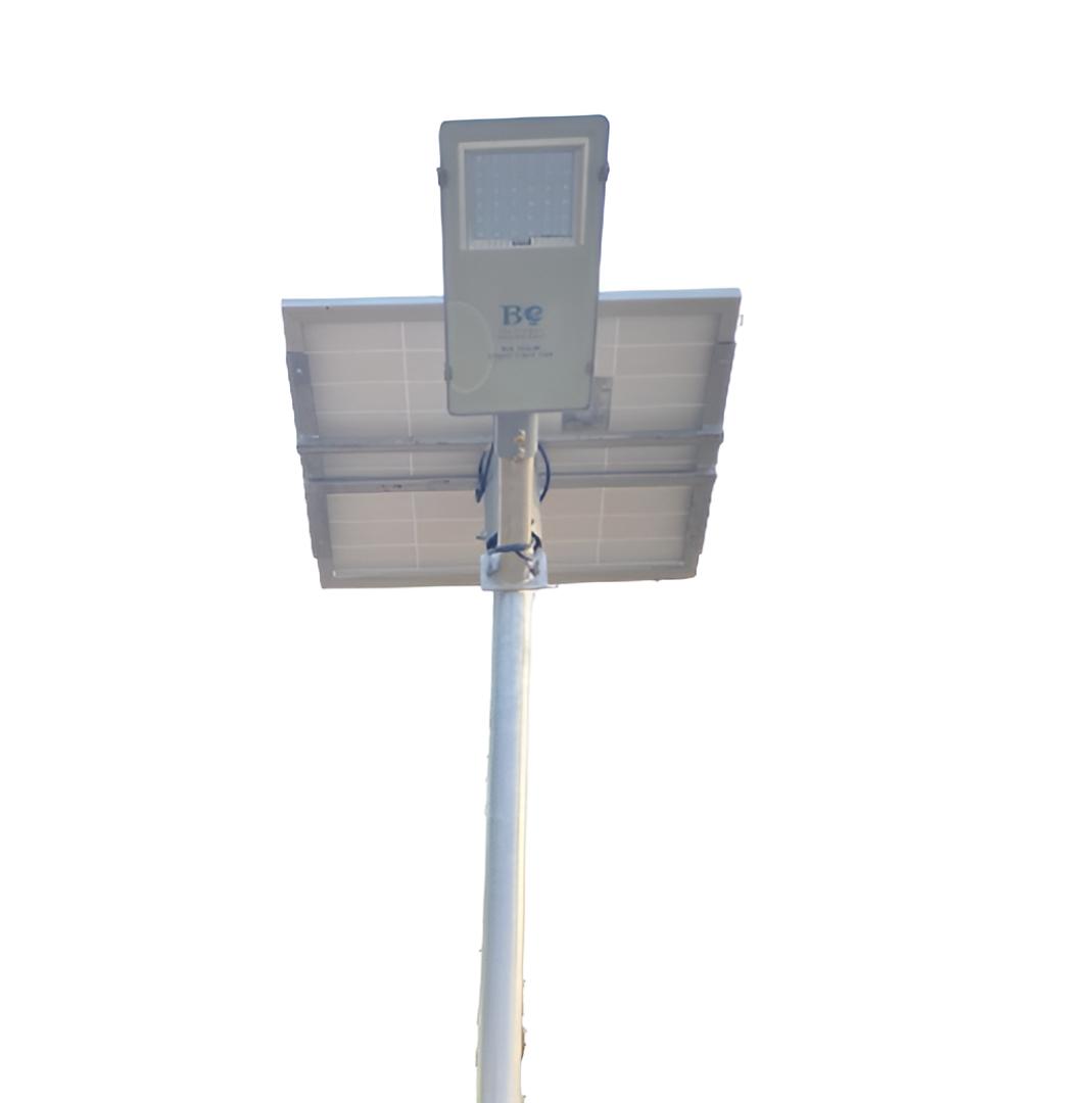 Be Electronics 24 W Cool White Mono Perc LED Aluminium 30 Ah Solar Street Light_2
