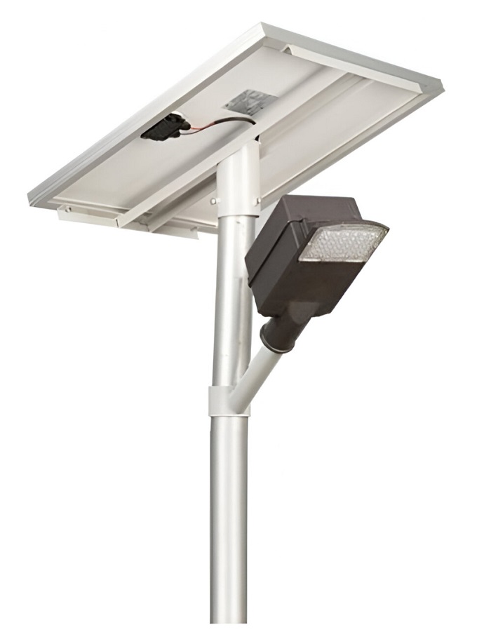 Be Electronics 24 W Cool White Mono Perc LED Aluminium 30 Ah Solar Street Light_1