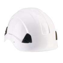 Udyogi ABS White Hi Voltage Safety Helmets Lighton_0