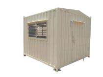 Gurukrupa Galvanized Iron 9 ft Portable Security Cabin_0