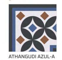 KAG Athangudi 300 x 300 mm Azul-A Matt Ceramic Tile_0