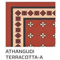 KAG Athangudi 300 x 300 mm Terracotta-A Matt Ceramic Tile_0