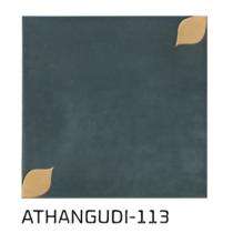 KAG Athangudi 300 x 300 mm 113 Blue Matt Ceramic Tile_0