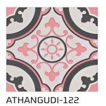 KAG Athangudi 300 x 300 mm 122 Multicolour Matt Ceramic Tile_0