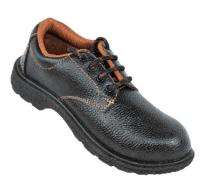 Agarson Copper Barton Print Leather Steel Toe Safety Shoes Black and Brown_0