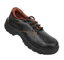 Agarson Bronz Barton Print Leather Steel Toe Safety Shoes Black and Brown_0