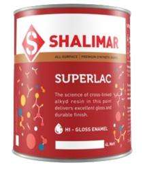 SHALIMAR Soft Sheen Oil Based White Enamel Paints High Glossy_0