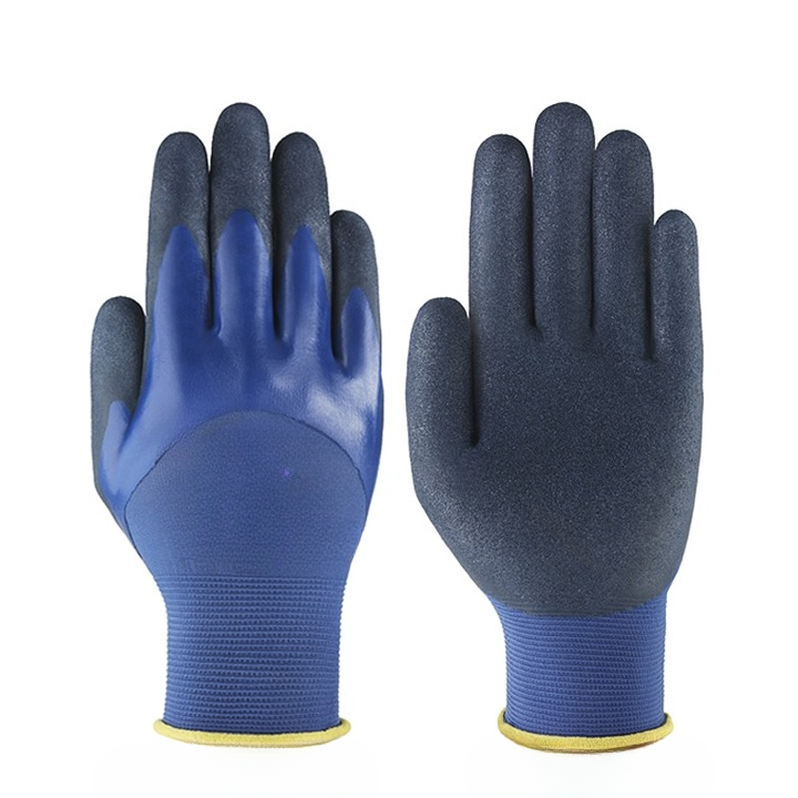 Industrial Spandex and Nylon Safety Gloves 9 inch_0