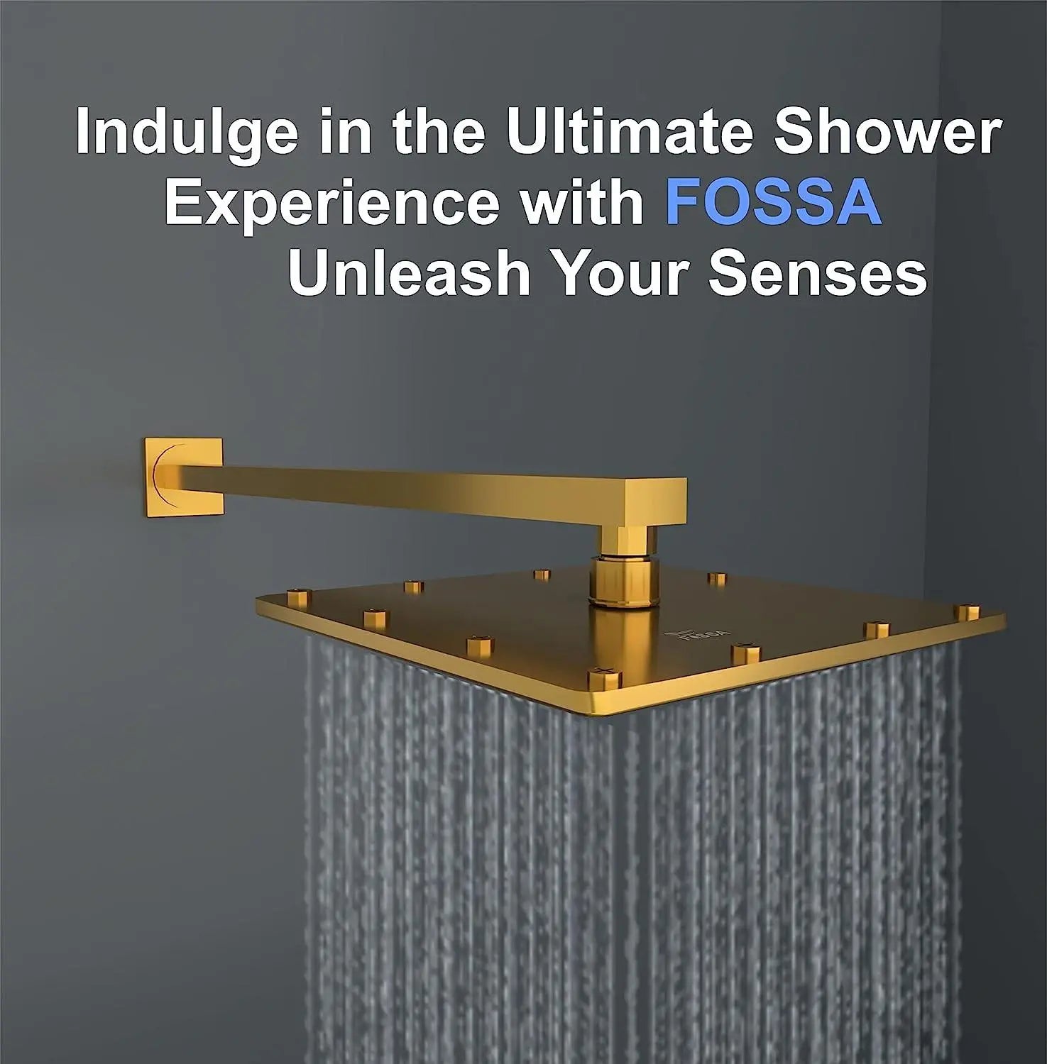 FOSSA Overhead Single Flow Shower 8 x 8 inch Stainless Steel_2