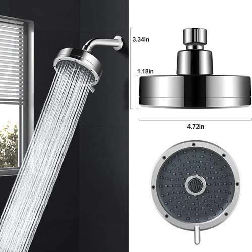 FOSSA Wondra 3-Spray Shower 5 x 5 inch ABS Plastic_1
