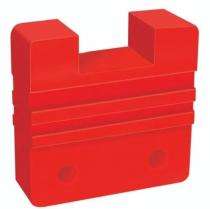 STC Finger Support Red Single Pole Busbar Support_0