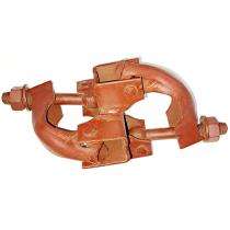 Avanza 40 x 40 mm Painted Pressed Right Angle Scaffolding Coupler 10 kN_0