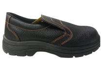 VOLCANO TUFF NK0032 Split Leather Steel Toe Safety Shoes Black_0