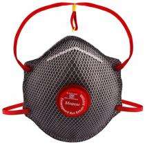 Earloop Polypropylene Nose Masks Free Size Red and Grey_0
