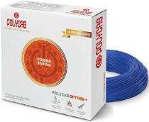 Polycab 2.4 sqmm FR Electric Wire Blue 90 m_0
