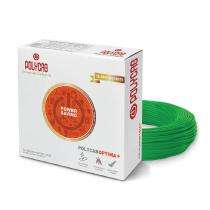 Polycab 0.75 sqmm FR Electric Wire Green 90 m_0