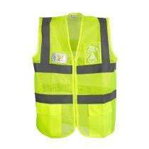 L&T SuFin Brand - Solido 100% Polyester Safety Jackets L Hi-Vis 120 Pro Reflective Green_0