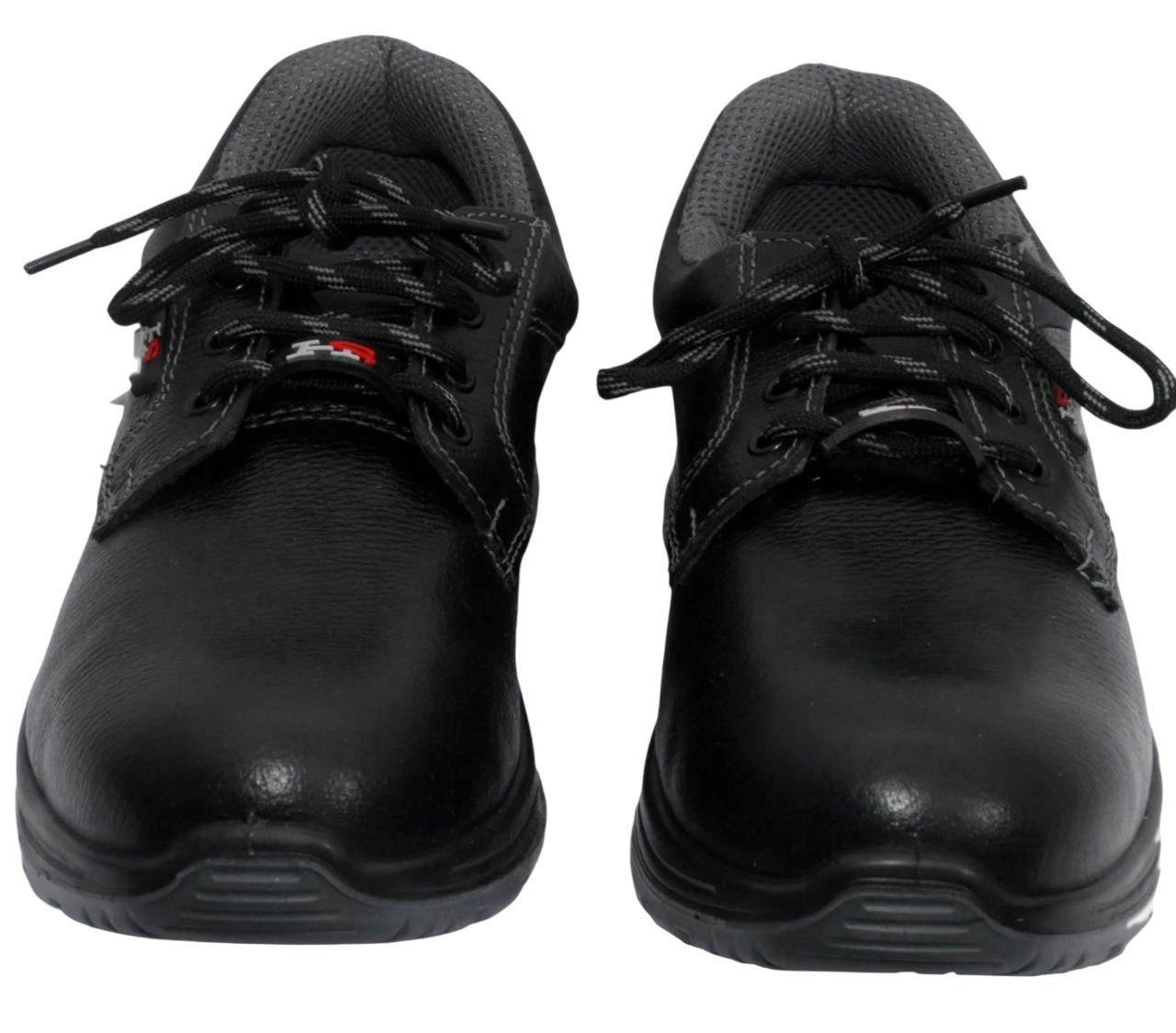 H S INTERNATIONAL HS-2450 High Quality Tango Leather Steel Toe Safety Shoes Black_2
