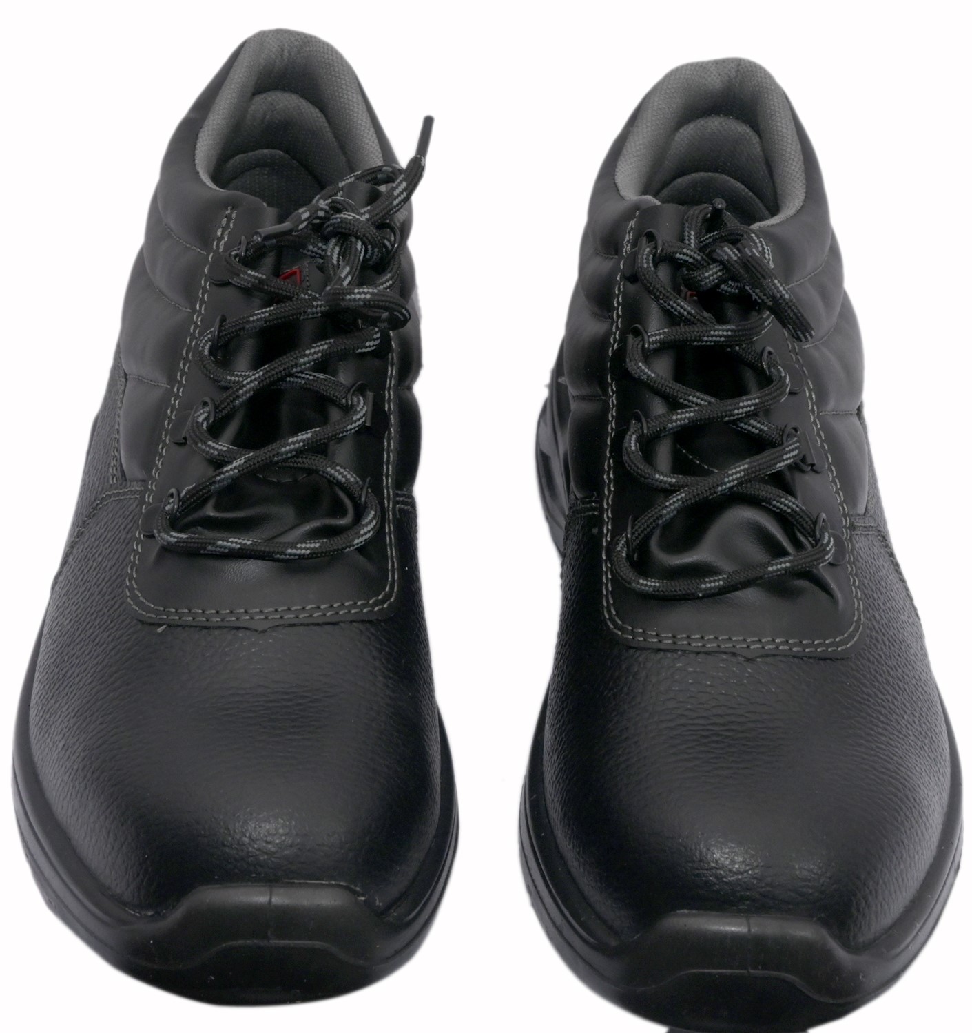 H S INTERNATIONAL HS-ROCKERS Genuine Leather Barton Print Steel Toe Safety Shoes Black_1