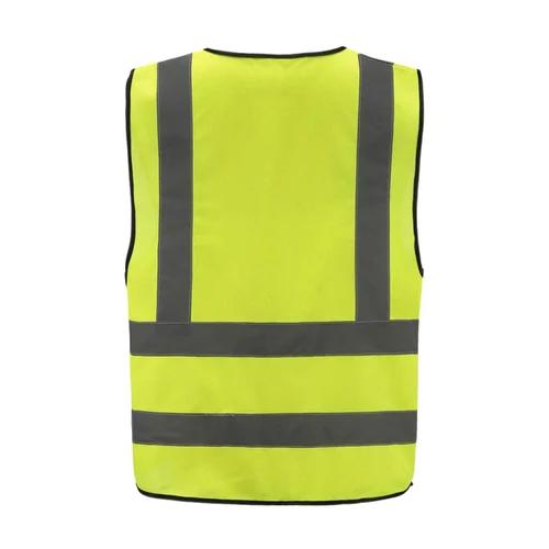 Polyester Safety Jackets L Reflective Green_1