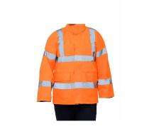 Uniformer Polyester Orange High Visibility Uniform Jacket_0