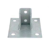JET 300 mm Adjustable Base Plate SBP1 Mild Steel Plain 36 mm 150 x 150 mm_0