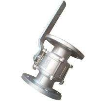 RAJ-TEK 8 inch Manual Stainless Steel Ball Valves Flanged_0