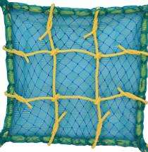 HDPE Knotted Triple Layer Safety Nets 3 x 10 m_0