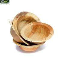 Areca Leaf Disposable Bowls Round 4 inch Beige_0