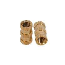 Prime M8 Threaded Open End Round Nut Insert Brass_0
