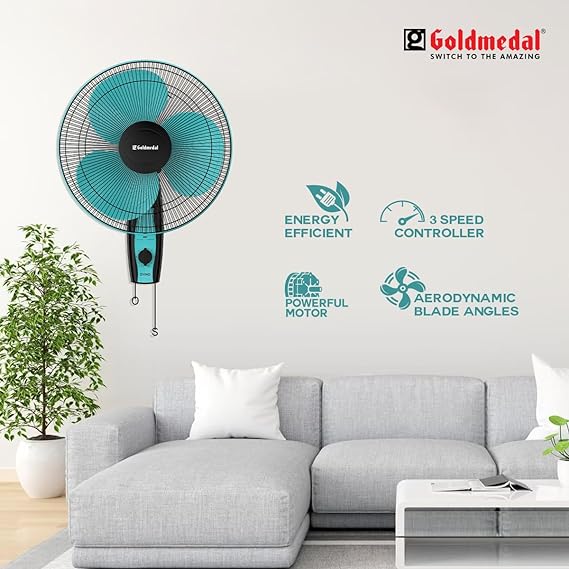 Goldmedal Dyno 400 mm 3 Blades Wall Fan_1