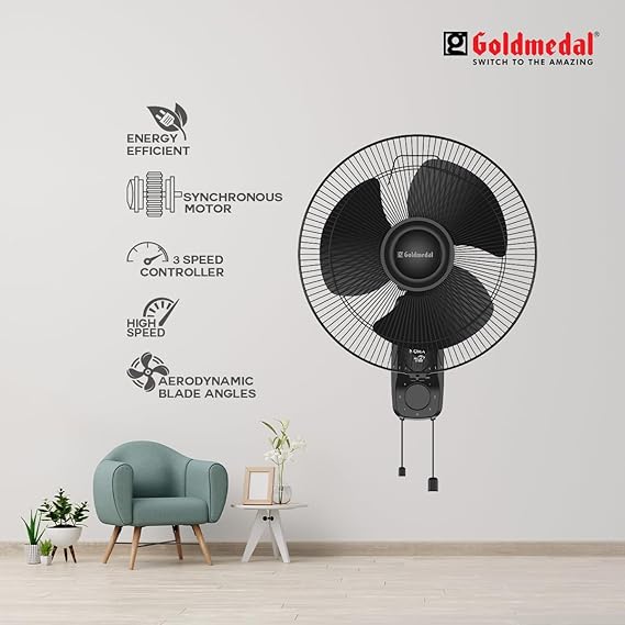 Goldmedal Nora 400 mm 3 Blades Wall Fan_1