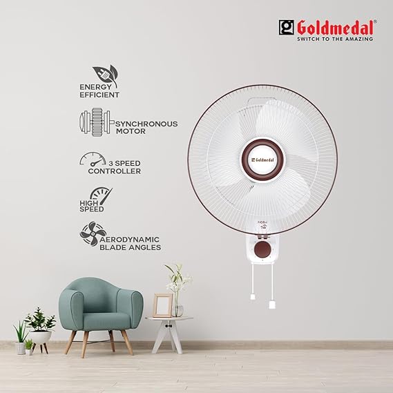 Goldmedal Nora 400 mm 3 Blades Wall Fan_1